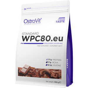 Протеин OstroVit Standard WPC80.eu 900 г Шоколад (5902232610550) в Ужгороде