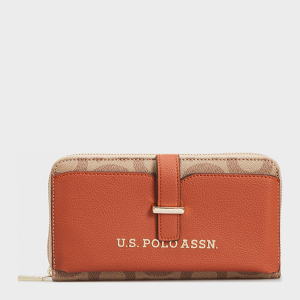 Женский кошелек U.S. Polo Assn USC21875 D.Beige-Brick (8683214041247) рейтинг