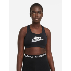 Спортивный топ Nike W Nk Df Swsh Cb Futura Gx Bra DM0579-010 S Черный (195241990569) лучшая модель в Ужгороде