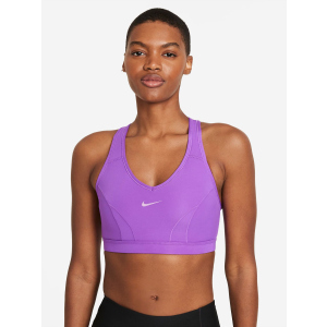 Спортивный топ Nike W Nk Df Swsh Icnclsh Vneck Bra CZ7712-528 XL Фиолетовый (194957220977) надежный