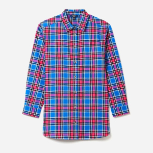 Сорочка OVS 1348400 158 см Blue/Violet Check (8052964321648) краща модель в Ужгороді