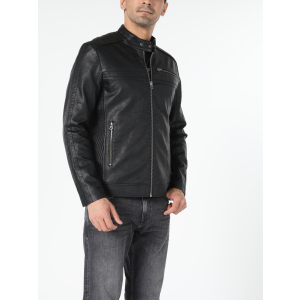 Куртка зі штучної шкіри Colin's CL1052389BLK XL Black краща модель в Ужгороді