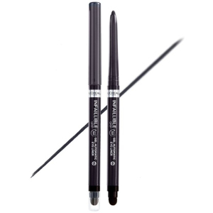 Водостойкий автоматический гелевый карандаш для век L'Oreal Paris Infaillible Grip Liner Toupe Grey серый 1 г (3600524026653) лучшая модель в Ужгороде