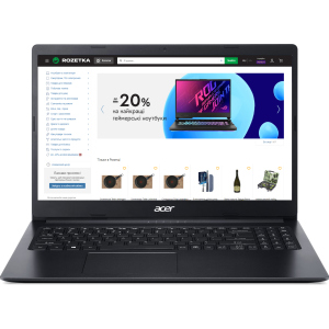 Ноутбук Acer Aspire 3 A315-34-P1VK (NX.HE3EU.05D) Charcoal Black краща модель в Ужгороді