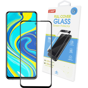 Захисне скло Global Full Glue для Xiaomi Redmi Note 9S Black в Ужгороді