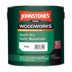 Антисептик, що швидко висихає, Johnstone's Quick Dry Satin Woodstain 0,75 л в Ужгороді