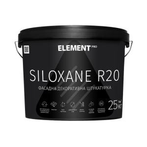 Фасадна штукатурка ELEMENT PRO SILOXANE R20 25 кг Біла ТОП в Ужгороді