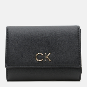 Гаманець жіночий Calvin Klein Jeans Re-Lock Trifold Md K60K608994-BAX Ck Black (8719855201020)