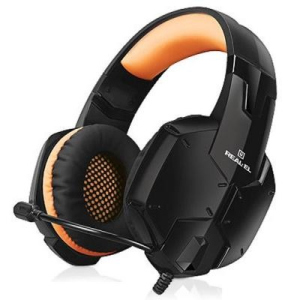 Наушники REAL-EL GDX-7700 SURROUND 7.1 black-orange в Ужгороде