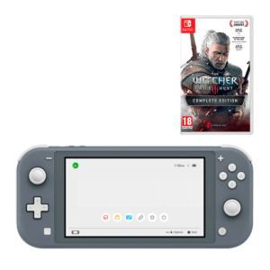 Набір Консоль Nintendo Switch Lite 32GB Grey Новий + Гра Nintendo Switch Witcher 3 Wild Hunt Complete Edition Англійська Версія Новий ТОП в Ужгороді