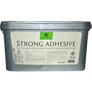 Клей для важких шпалер Kolorit Strong Adhesive 10 кг Білий (IG6546546867) ТОП в Ужгороді