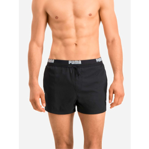 Пляжные шорты Puma Swim Men Logo Short Length Swim Shorts 90765903 S Black (8718824814629)