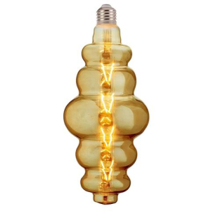 Лампа винтажная светодиодная филаментная (ретро) Horoz Electric Filament led ORIGAMI-XL 8W E27 2200K Янтар в Ужгороде