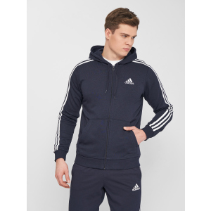 Толстовка Adidas M 3S Ft Fz Hd GK9033 3XL Legink/White (4065422814310) краща модель в Ужгороді