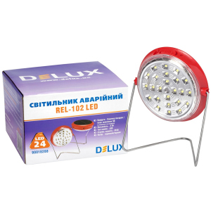 Світильник аварійний DELUX REL-102 4W 24 LED (90018288) надійний