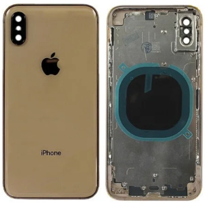 Кришка задня iPhone XS Max із рамкою Gold Copy ТОП в Ужгороді