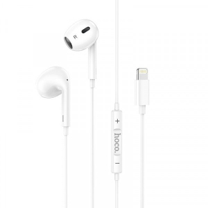 хороша модель Навушники HOCO M1 Max lightning converse earphone White