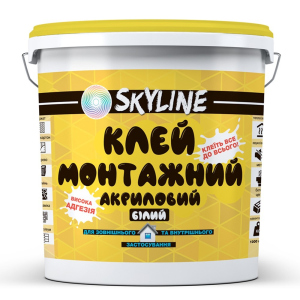 Клей монтажний акриловий універсальний SkyLine 12 кг. ТОП в Ужгороді