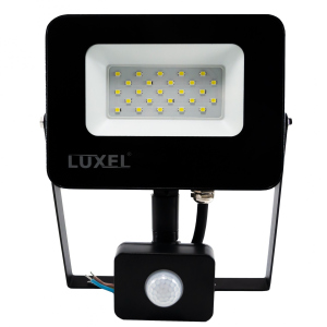 Прожектор LED 20W з датчиком руху Luxel (LPES-20C) ТОП в Ужгороді