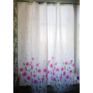 купить Шторка для ванной Miranda SUN FLOWERS PINK М6029 180х200 см