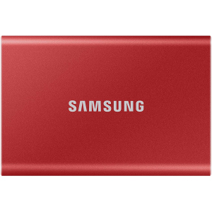 Samsung Portable SSD T7 500GB USB 3.2 Type-C (MU-PC500R/WW) зовнішній червоний ТОП в Ужгороді