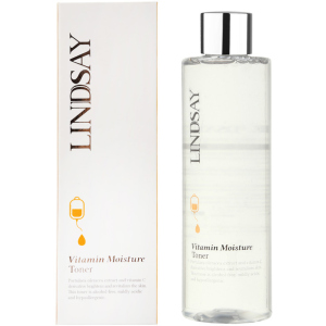 Зволожуючий тонік для зняття макіяжу Lindsay Vitamin Moisture Toner 250 мл (8809371144533) ТОП в Ужгороді