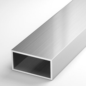 Труба алюминиевая прямоугольная Segreto анодированная серебро 40х20х2 мм ,1м (уп.,10шт .) в Ужгороде