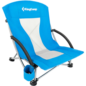 Крісло розкладне KingCamp Beach Chair (KC3841) Синє (KC3841 BLUE) ТОП в Ужгороді