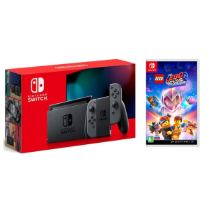 Nintendo Switch Gray - Оновлена ​​версія + The LEGO Movie 2 Videogame для Nintendo Switch російські субтитри краща модель в Ужгороді