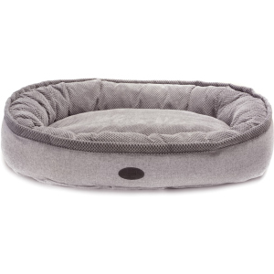 Лежак для собак Harley and Cho Donut Gray L 95x70 см (3102862) ТОП в Ужгороді