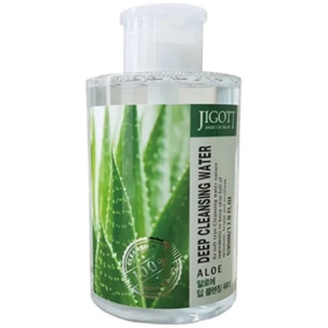 Очищувальна вода Jigott Aloe Deep Cleansing Water з екстрактом алое 530 мл (8809541280320) надійний