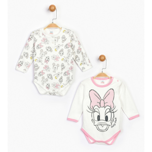 Боді Disney Minnie Mouse MN16077 68-74 см 2 шт Біло-рожеве (8691109822413) надійний