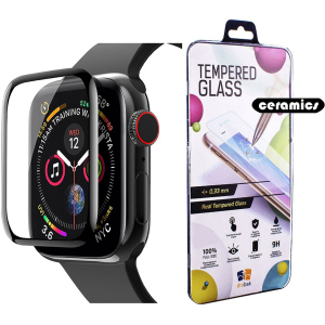 Захисне скло Drobak для Apple Watch Series 6 44 мм Black (313123) краща модель в Ужгороді