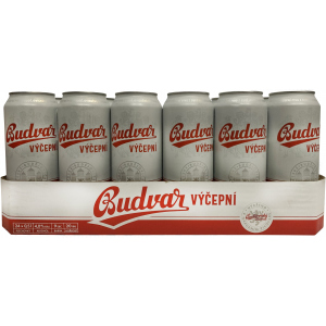 Упаковка пива Budweiser бочковое светлое фильтрованное 4% 0.5 л х 24 шт (8594403704983)