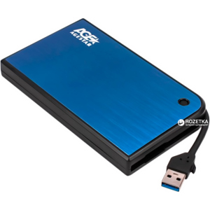 Зовнішня кишеня Agestar для HDD 2.5 USB3.0 (3UB 2A14 Blue) краща модель в Ужгороді