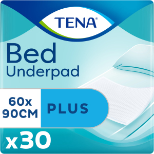 Одноразовые пеленки впитывающие Tena Bed Plus 60x90 см 30 шт (7322540800760) ТОП в Ужгороде