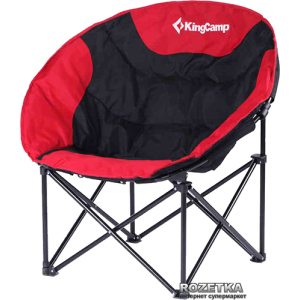 Раскладное кресло KingCamp Moon Leisure Chair Black/Red (KC3816 Black/Red) в Ужгороде