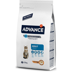 Сухий корм для дорослих котів та кішок Advance Adult Chicken &amp; Rice 1.5 кг (8410650151946) краща модель в Ужгороді