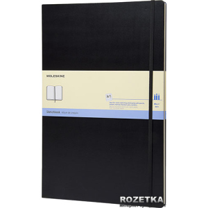 Нотатник Moleskine Folio 21 х 30 см 96 сторінок без лінівки Чорна (9788862931939) в Ужгороді