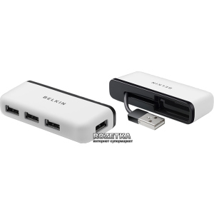 USB-хаб Belkin USB 2.0 4 порта White (F4U021bt) в Ужгороде