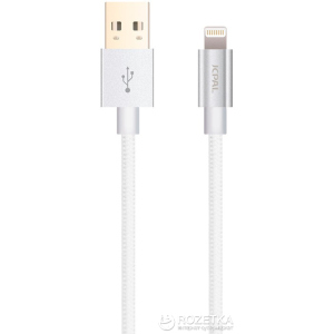 Кабель синхронізації JCPAL Lightning - Dual USB для Apple iPhone 1.5 м Silver (JCP6108)