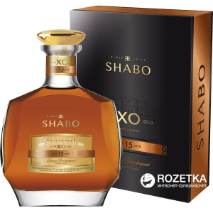 Бренді витриманий Shabo XO 15 років витримки 0.5 л 40% у подарунковій упаковці (4820070403398) ТОП в Ужгороді