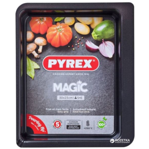 Форма прямокутна для випічки Pyrex Magic 30 х 23 см Прямокутна Чорна (MG30RR6) в Ужгороді