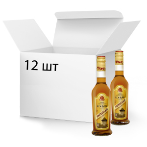 Упаковка Бренди Тиса Закарпатський 4 года выдержки 40% 0.25 л x 12 шт (4820139280434) ТОП в Ужгороде