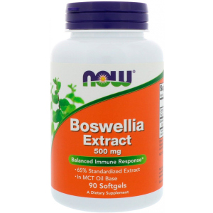 Натуральний екстракт NOW Boswellia Extract 500 мг 90 капсул (733739049360) краща модель в Ужгороді