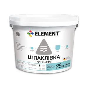 Фінішна шпаклівка "ELEMENT" 25 кг краща модель в Ужгороді