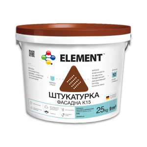 Фасадна штукатурка K15 "ELEMENT" Зерниста 25 кг краща модель в Ужгороді