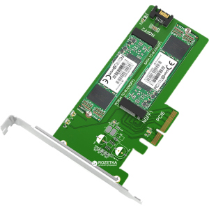 Адаптер Maiwo Multi-Size PCI-E to M.2 PCIe SSD / SATA to M.2 SATA SSD (KT015) в Ужгороде