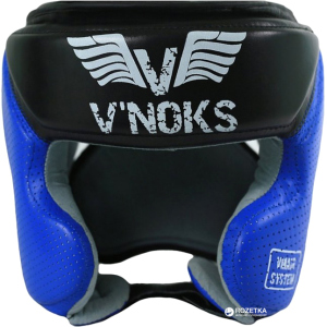 Боксерський шолом V`Noks Futuro Tec L Чорний/Синій (2189_60052) краща модель в Ужгороді