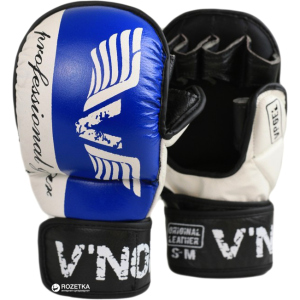 Рукавички MMA V'Noks Lotta Blue L/XL Біло-синій (2168_60059) краща модель в Ужгороді